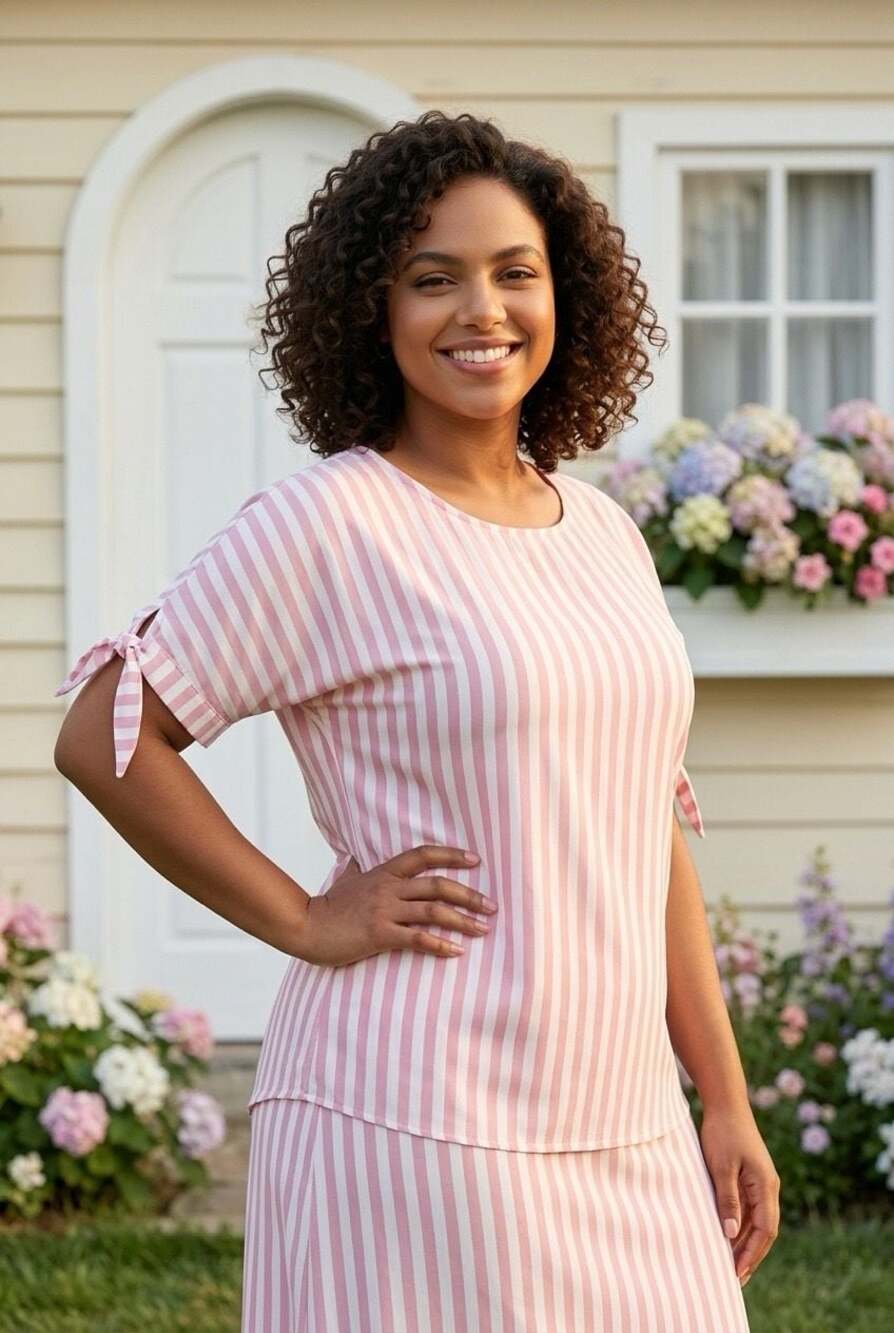 Tmtolofot Striped Shirt